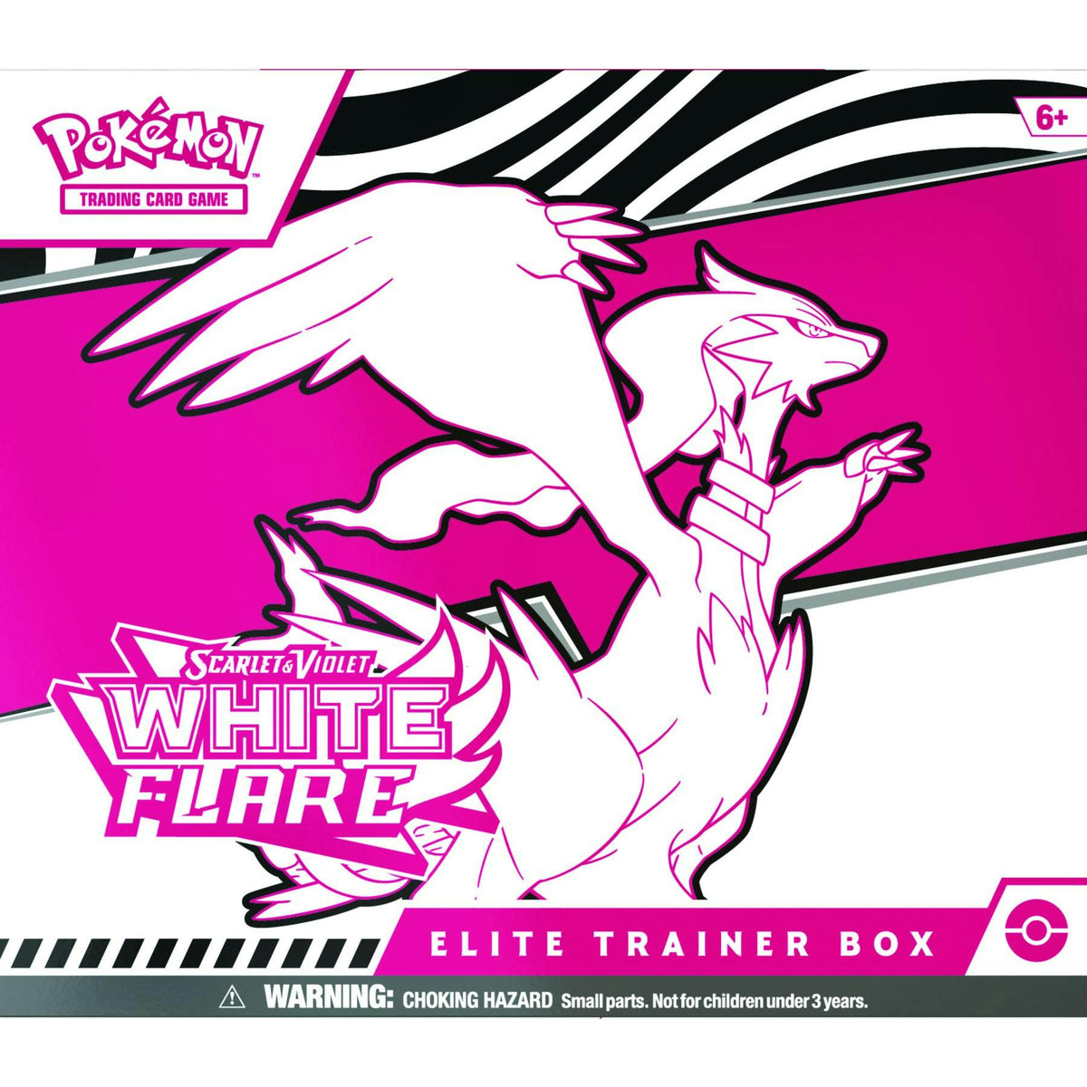 Pokemon Scarlet & Violet: White Flare Elite Trainer 10-Box Case