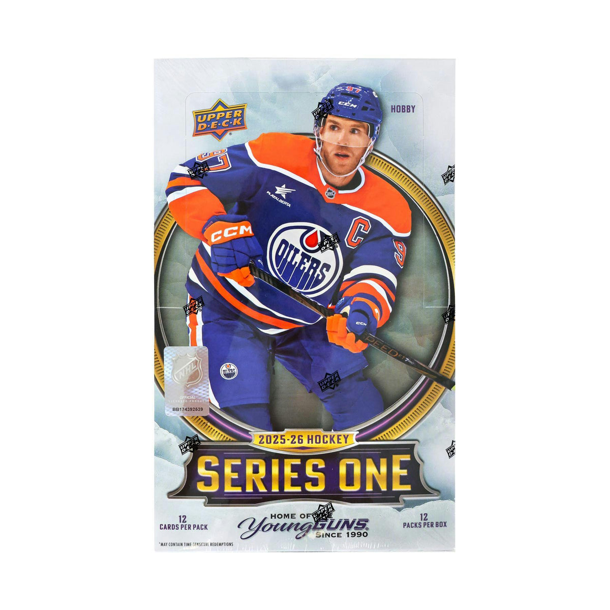 2025/26 Upper Deck Series 1 Hockey Hobby 12-Box Case