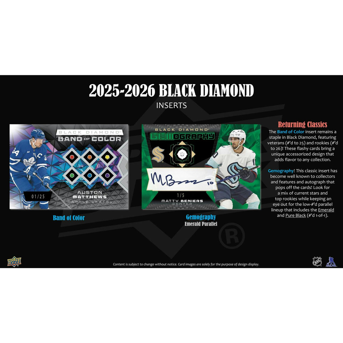 2025/26 Upper Deck Black Diamond Hockey Hobby 10-Box Case