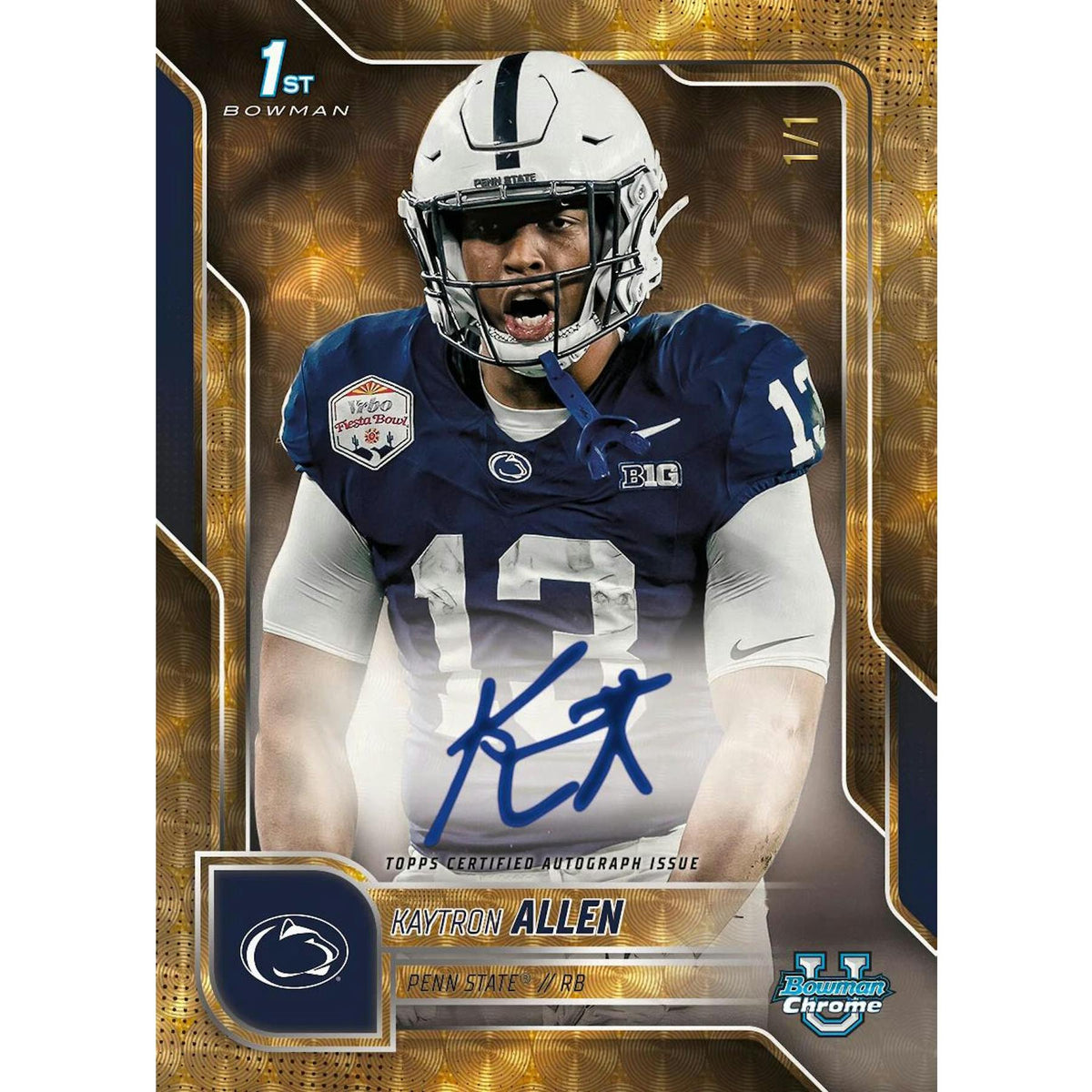 2025 Bowman University Chrome Football Mega 20-Box Case