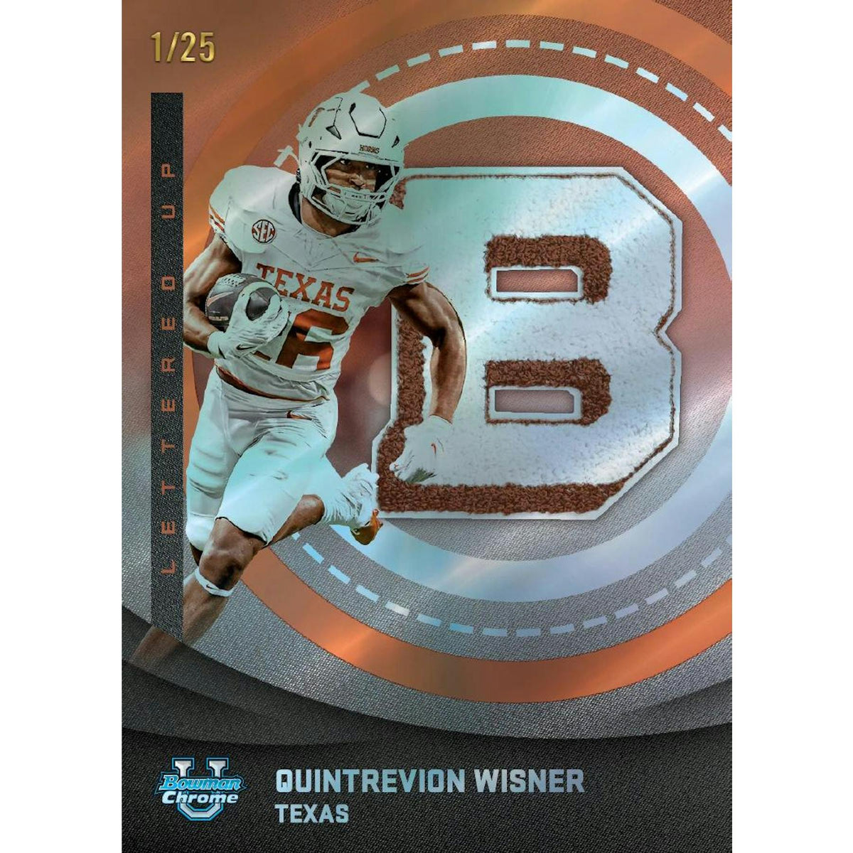 2025 Bowman University Chrome Football Mega 20-Box Case