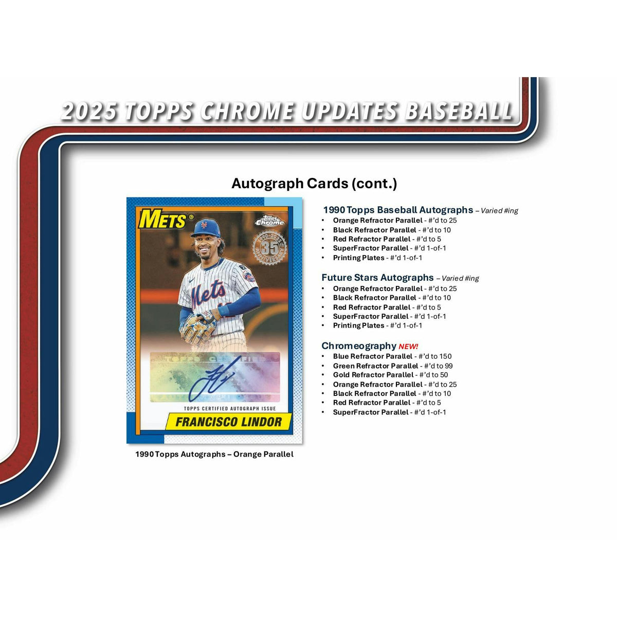 2025 Topps Chrome Update Series Baseball Mega 20-Box Case