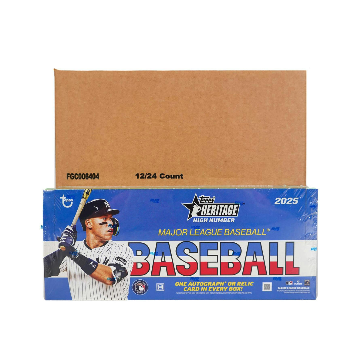 2025 Topps Heritage High Number Baseball Hobby 12-Box Case