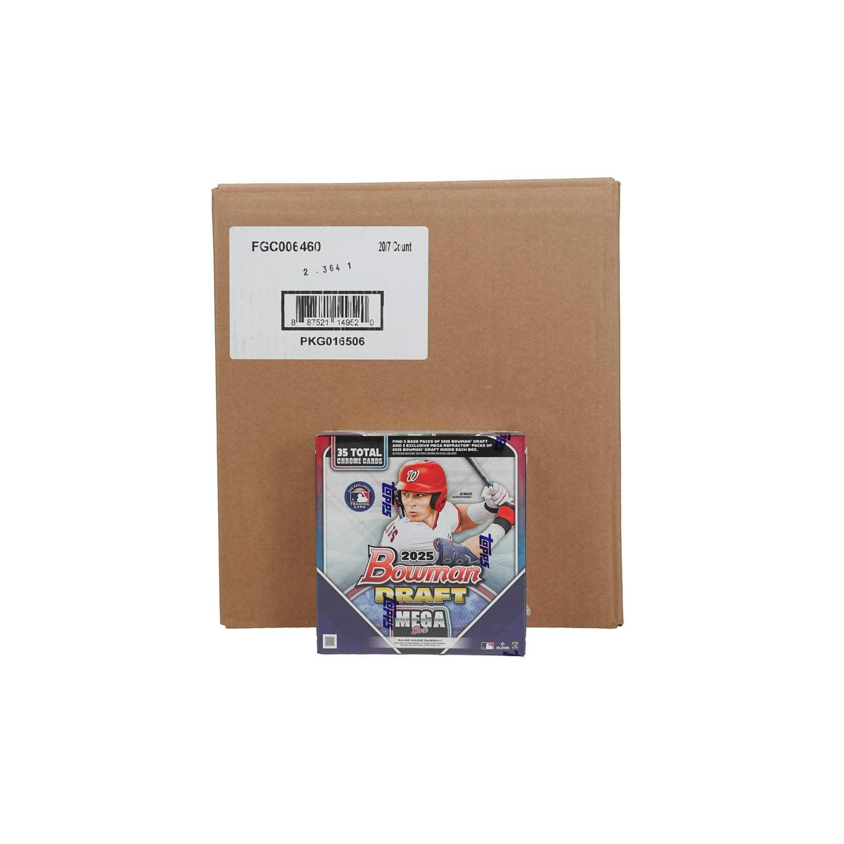 2025 Bowman Draft Baseball Mega 20-Box Case