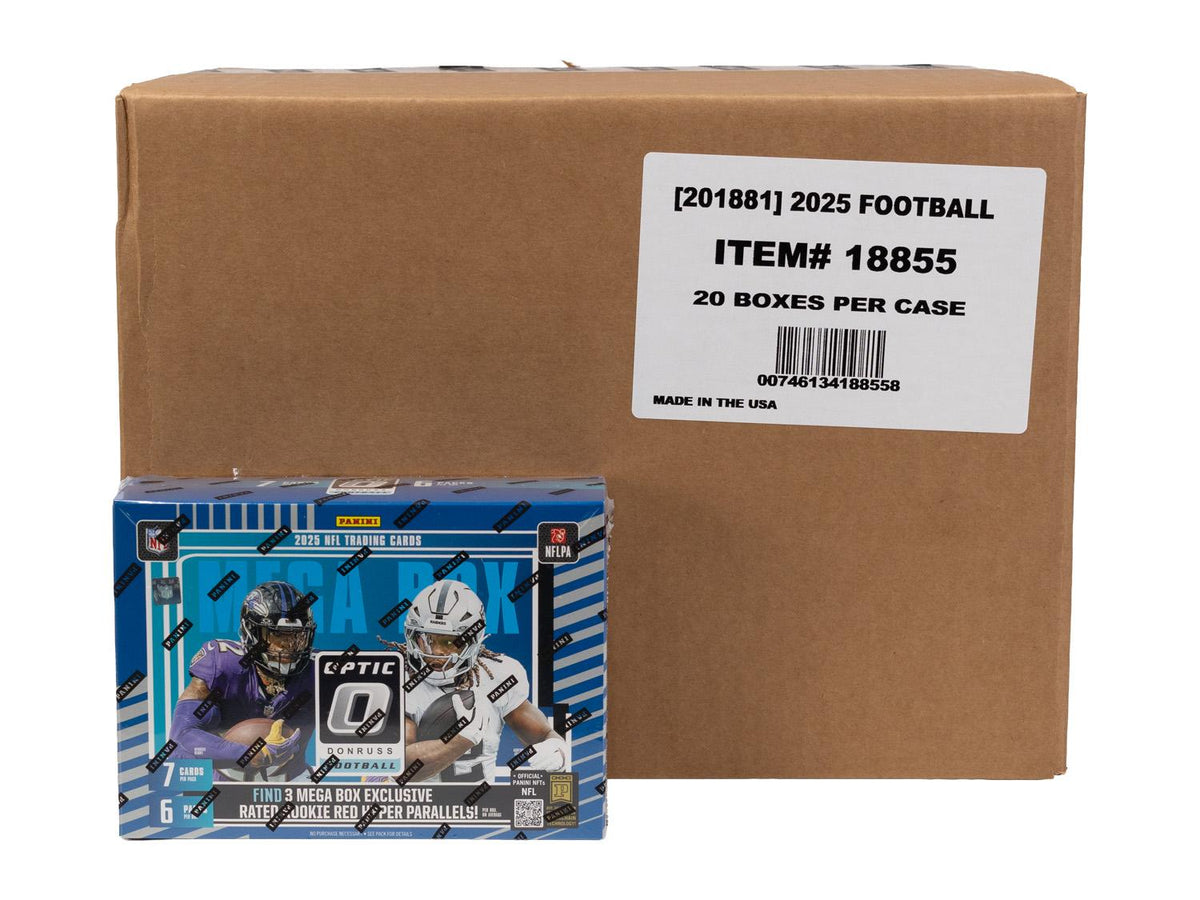 2025 Panini Donruss Optic Football Mega Hobby 20-Box Case
