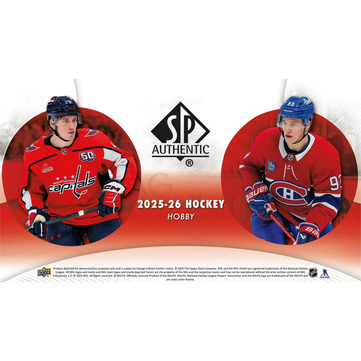 2025/26 Upper Deck SP Authentic Hockey Hobby 16-Box Case