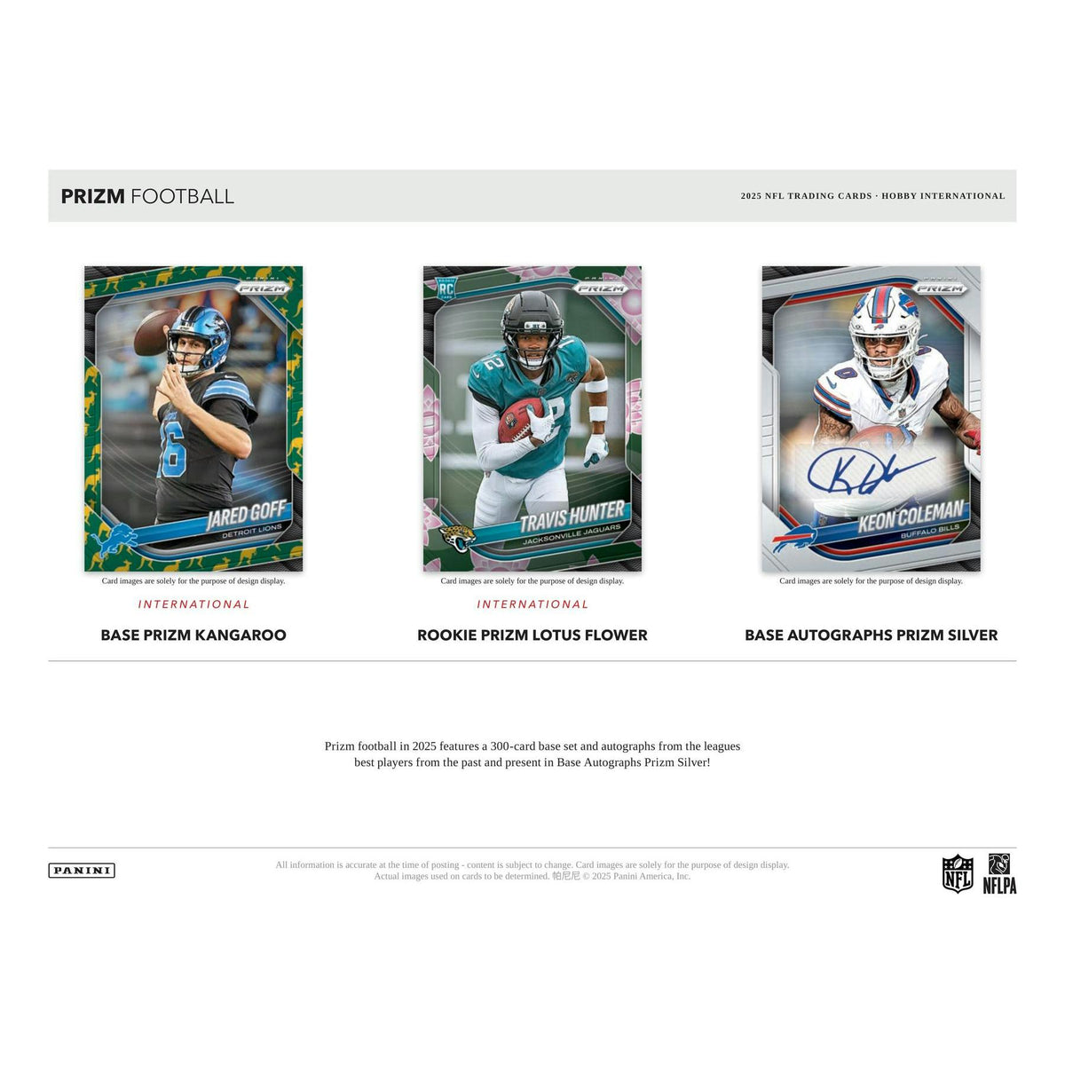 2025 Panini Prizm Football International Hobby Box