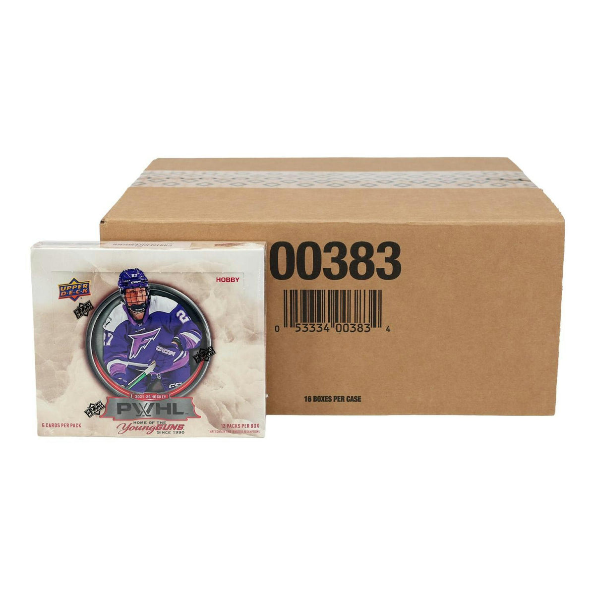 2025/26 Upper Deck PWHL Hockey Hobby 16-Box Case