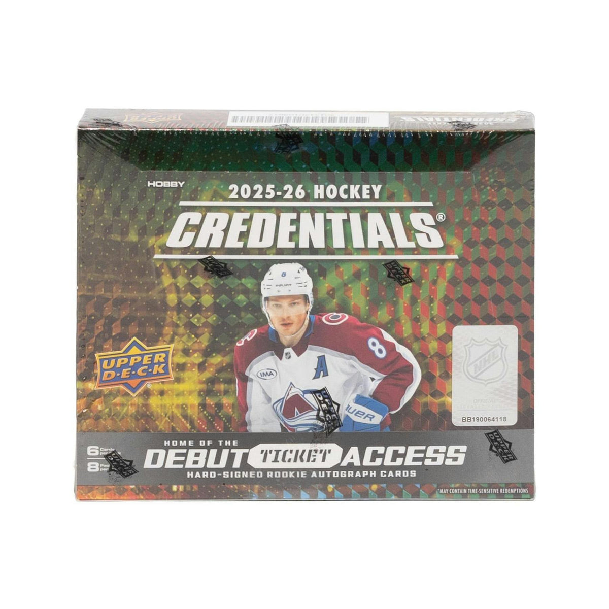 2025/26 Upper Deck Credentials Hockey Hobby 20-Box Case