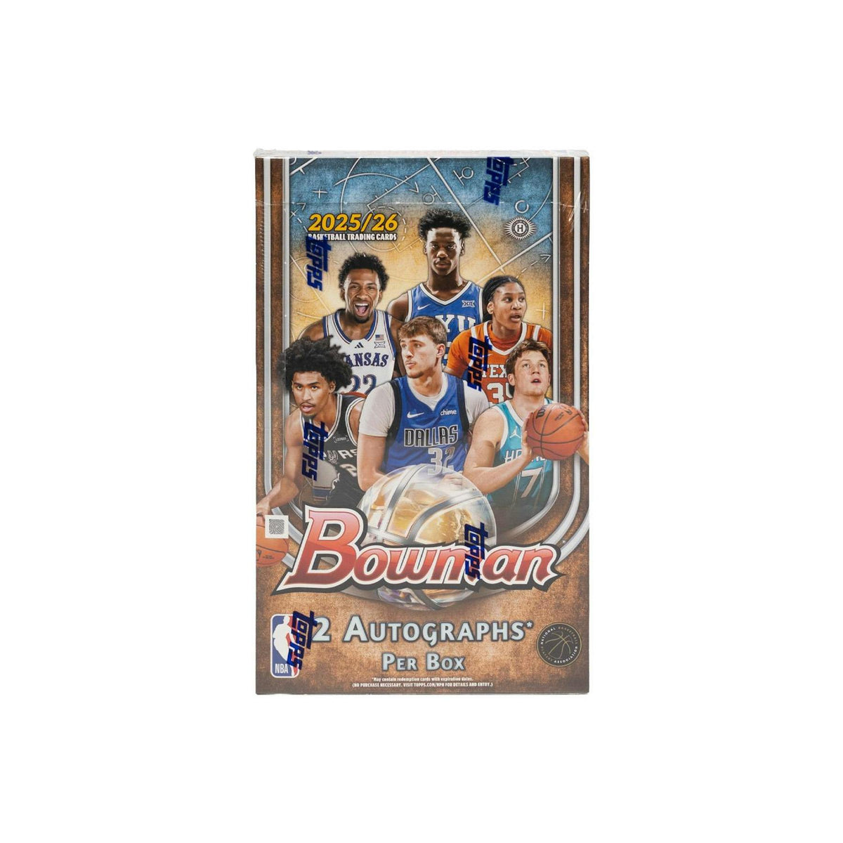 2025/26 Bowman Basketball Hobby 12-Box Case