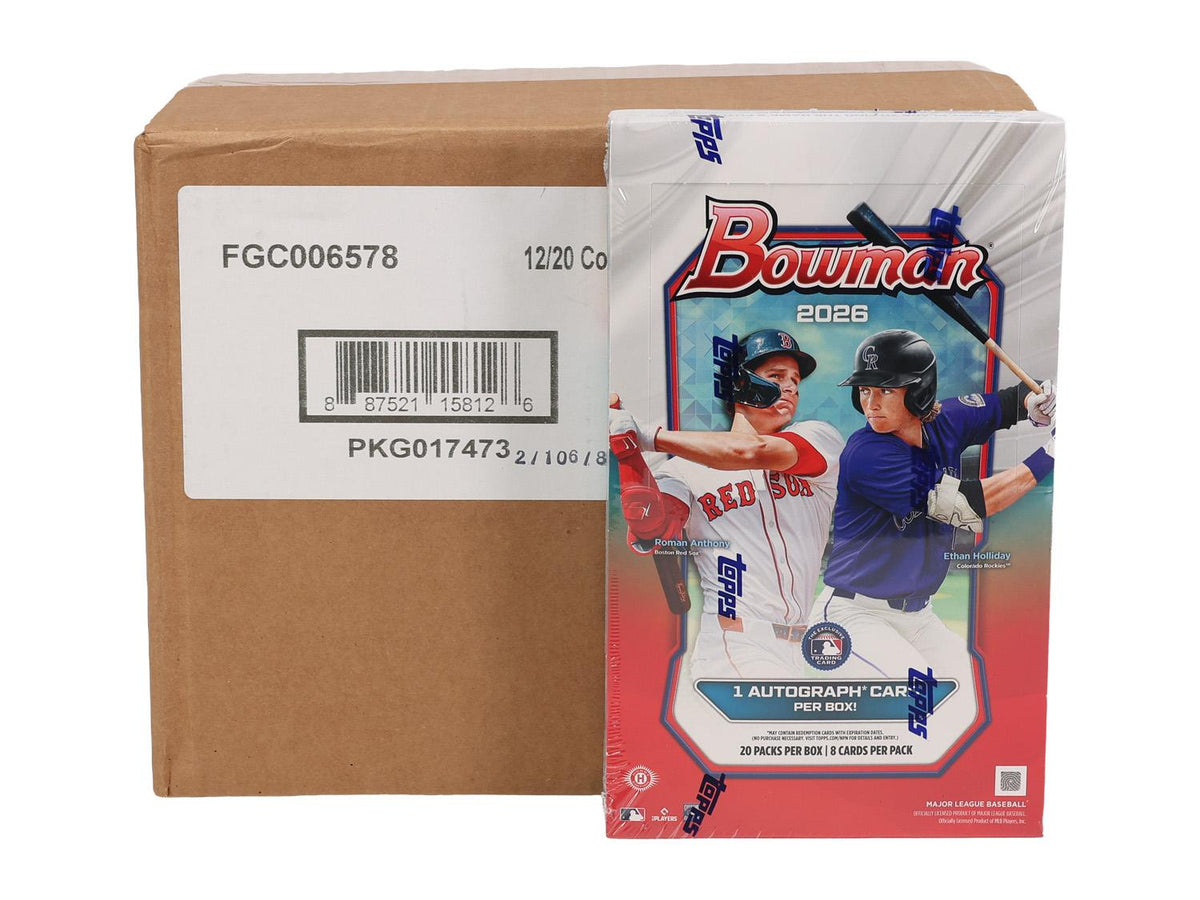 2026 Bowman Baseball Hobby 12-Box Case