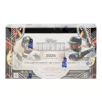 2026 Topps Tribute Baseball Hobby 4 Box Case