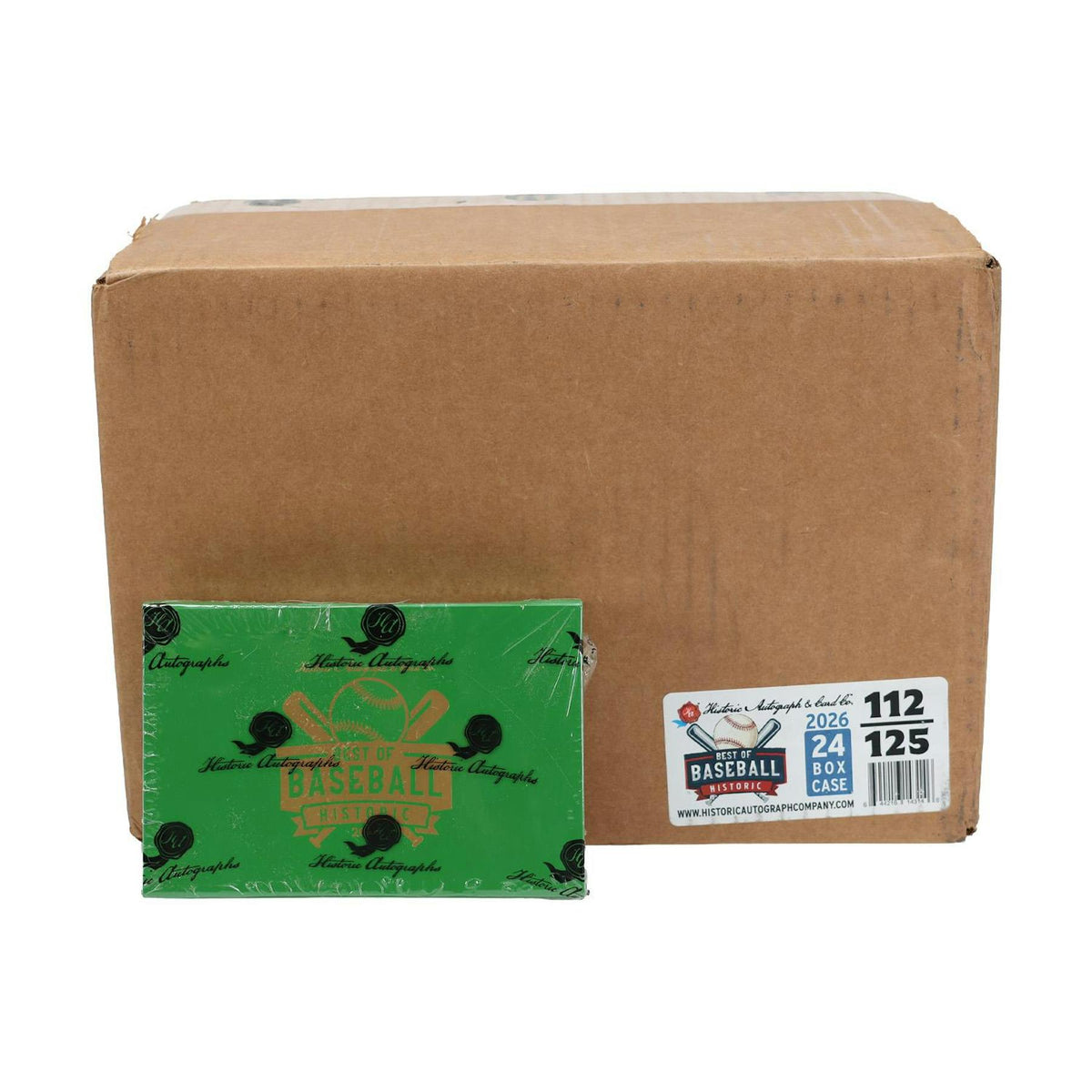 2026 Historic Autographs Best of Baseball Hobby 24-Box Case