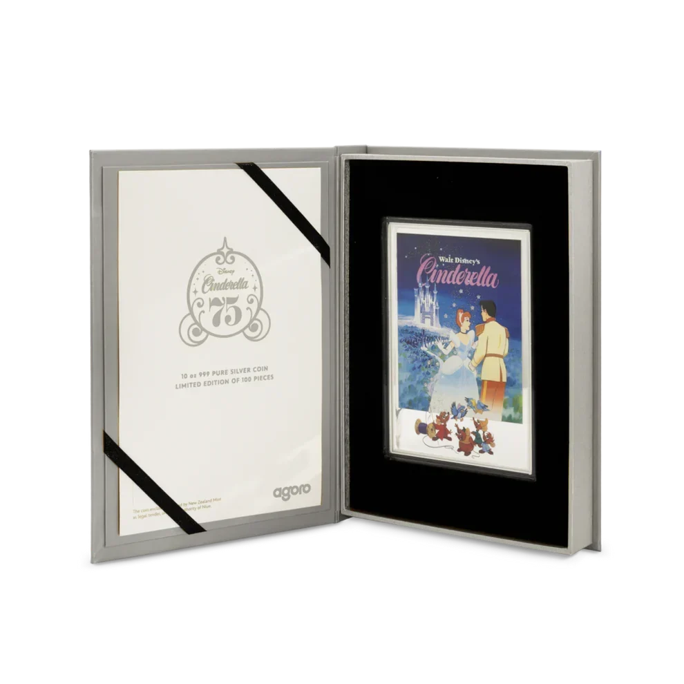 Disney Princess - Cinderella 75th Anniversary Poster Coin- New Zealand Mint