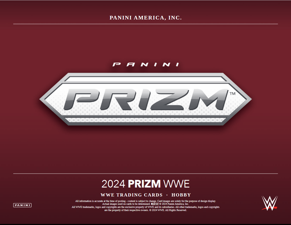 2024 Panini Prizm WWE Hobby 12 Box Case