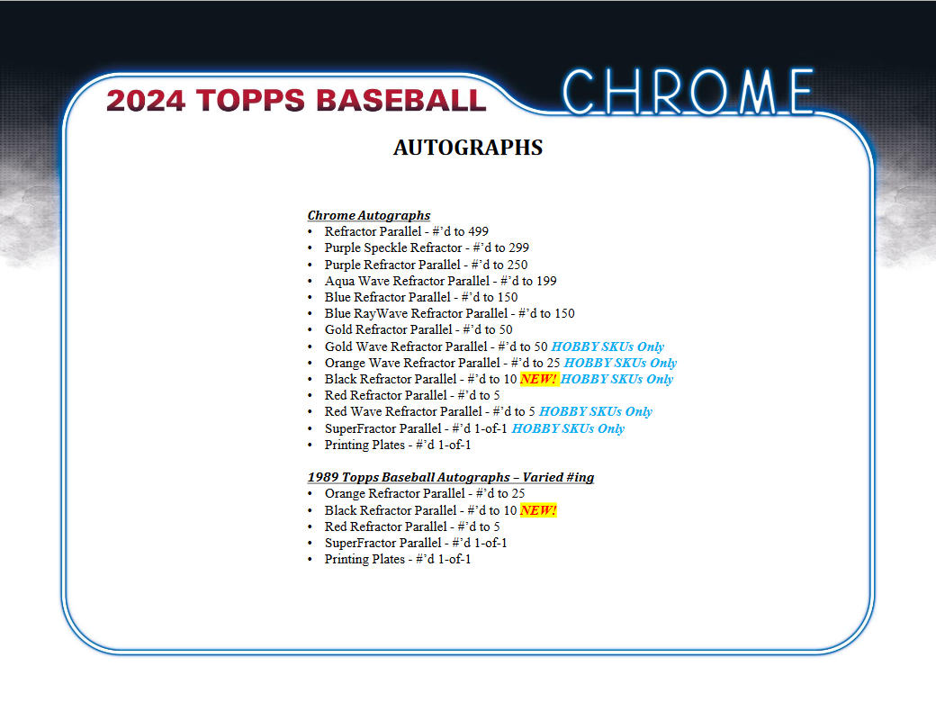 2024 Topps Chrome Baseball Jumbo 8 Box Case