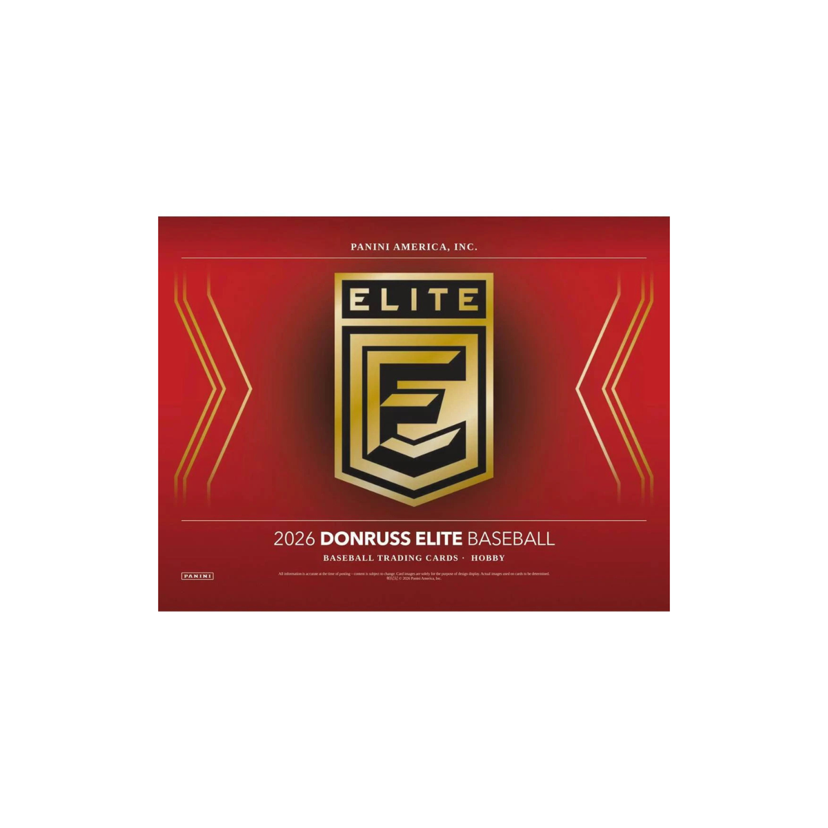 2026 Panini Donruss Elite Baseball Hobby 12 Box Case