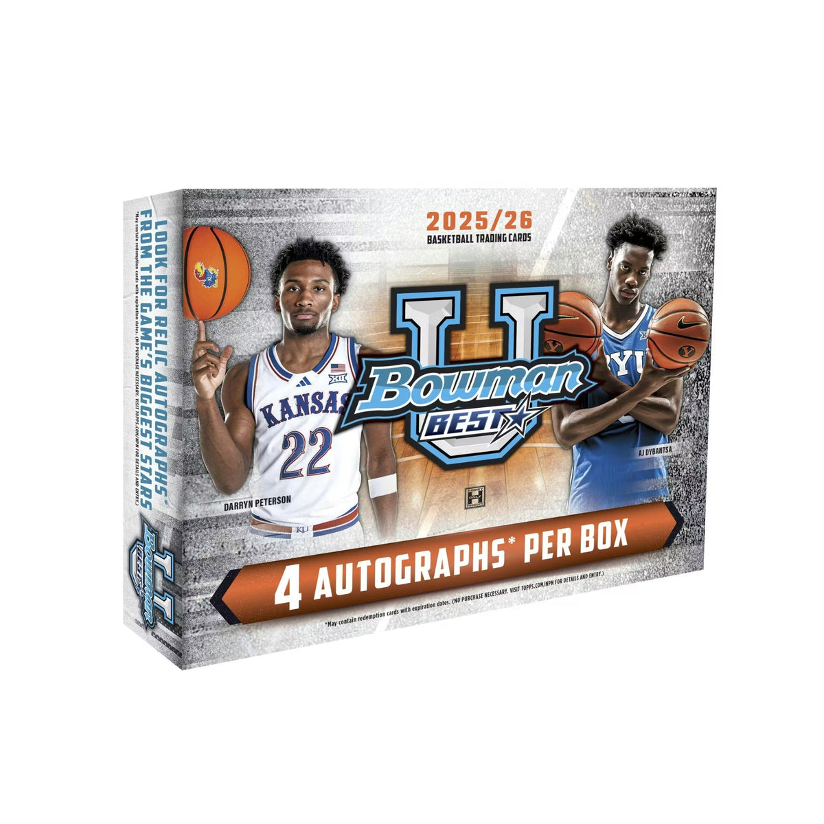 2025-26 Bowman's Best University Basketball Hobby 12 Box Case