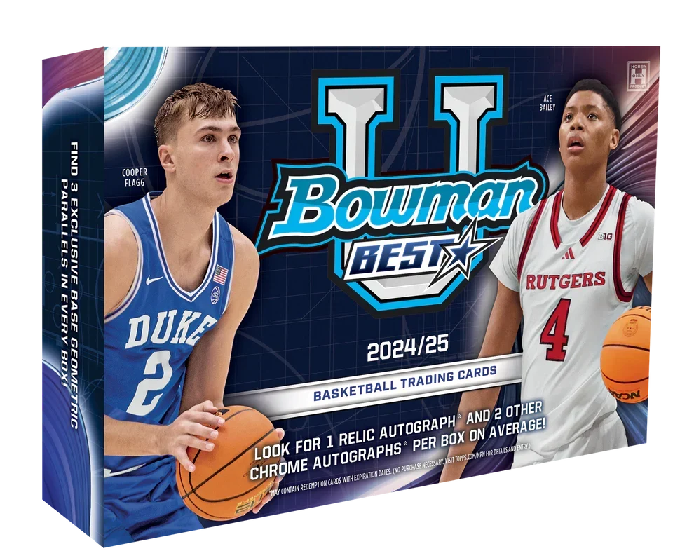 2024-25 Bowman's Best University Basketball Delight 10 Box Case