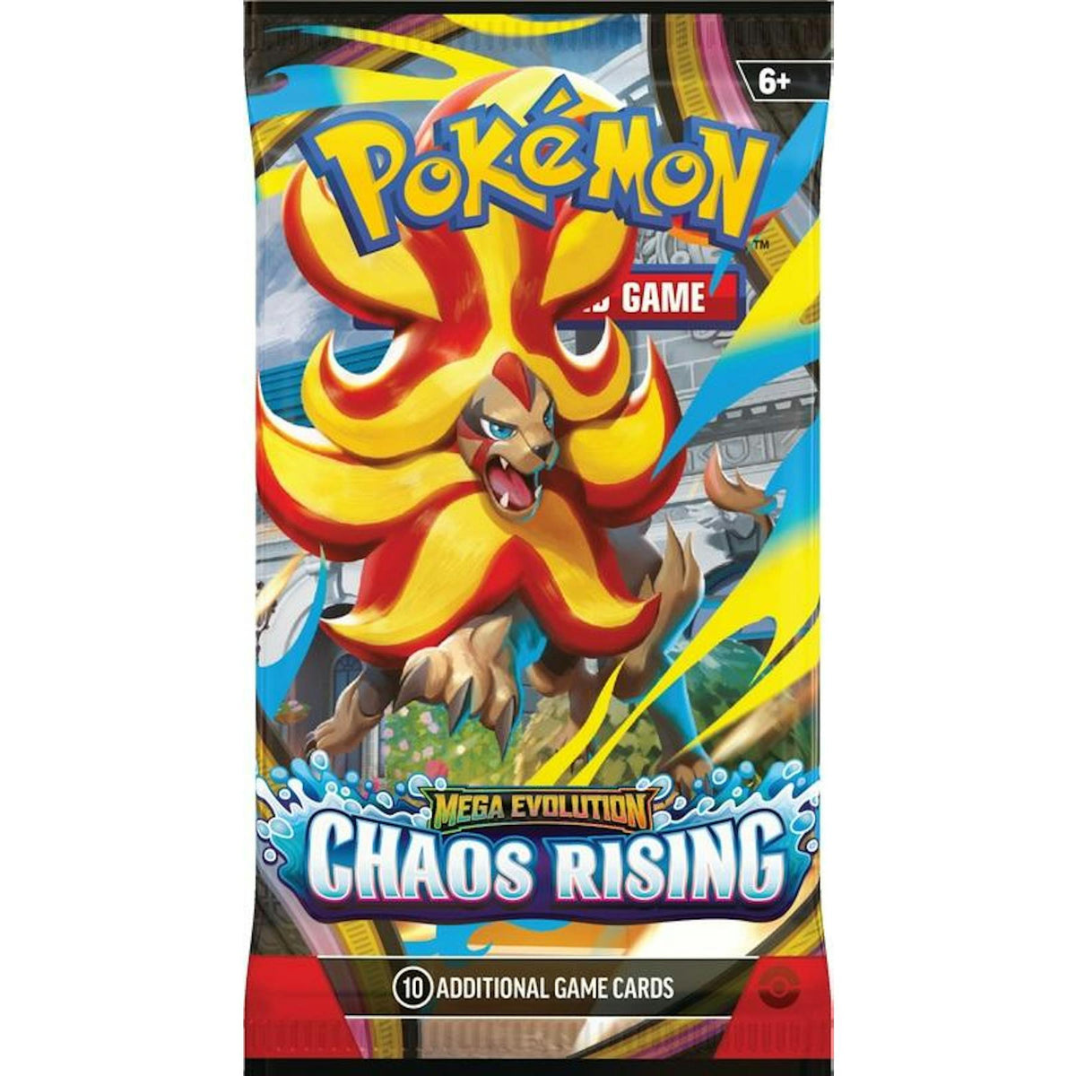 Pokemon Mega Evolution: Chaos Rising 6-Pack Booster 25-Bundle Case