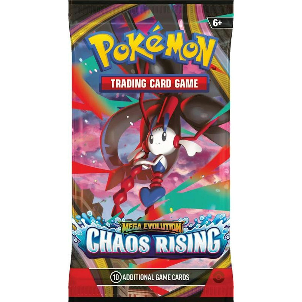 Pokemon Mega Evolution: Chaos Rising 6-Pack Booster 25-Bundle Case