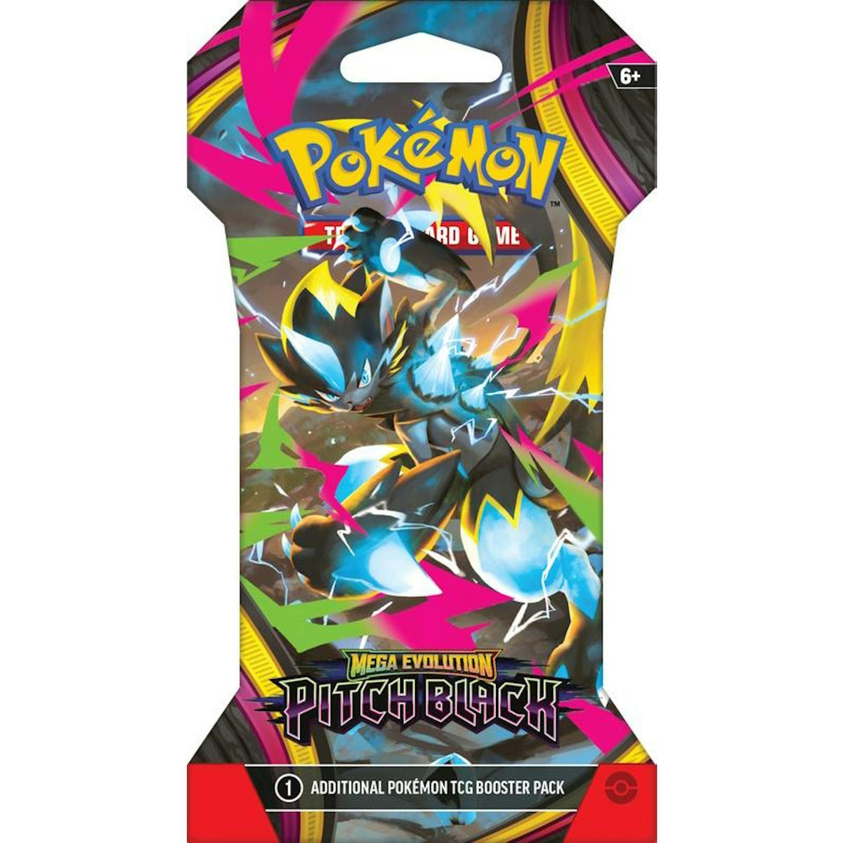 Pokemon Mega Evolution: Pitch Black Sleeved Booster 144-Pack Case